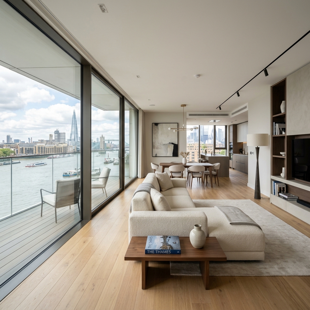 Designer-Wohnung direkt an Spree